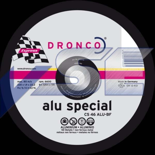 Dronco Trennscheibe CS 46 ALU special 230 x 1,9 x 22,23