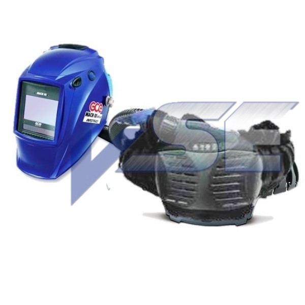 GCE Schweißerhelm Mach 3 Wind mit Frischluftzufuhr INFOTRACK 19009001