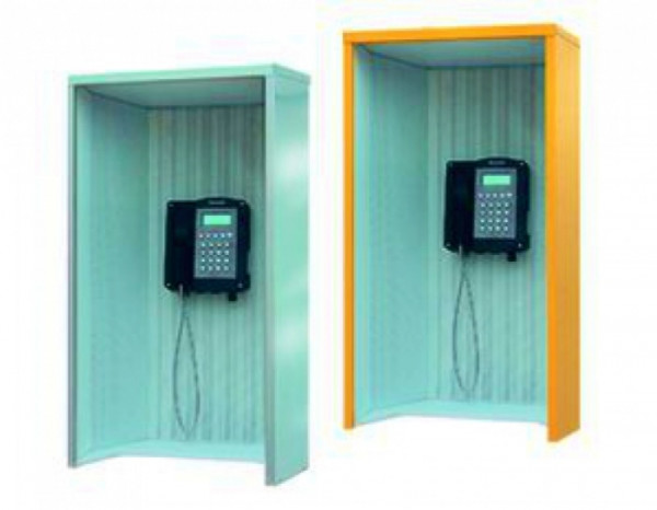 Telefon-Schallschutzhauben Mod. 404, Edelstahl