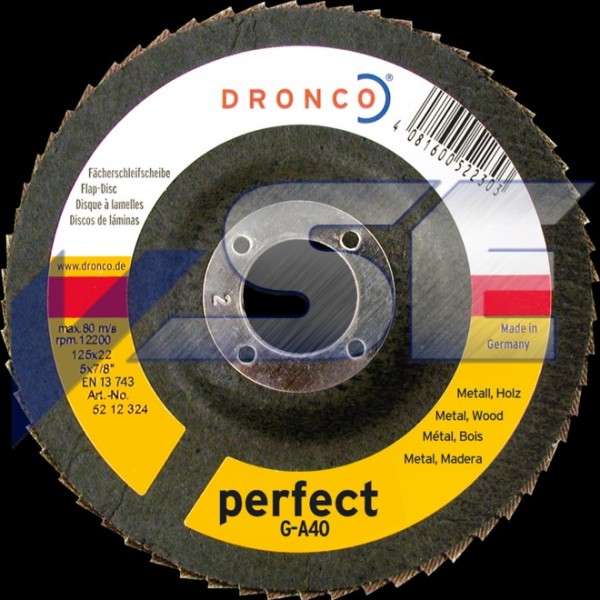 Dronco Polierfächerscheibe G-A Perfect 125