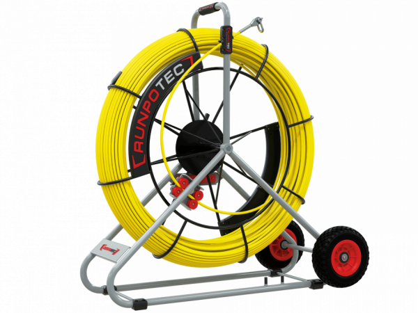 RUNPOTEC GF11 Glasfaserstab Ø 11 mm - fahrbar inkl. Doppelauslaufsystem